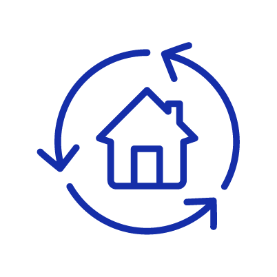 home cycle icon